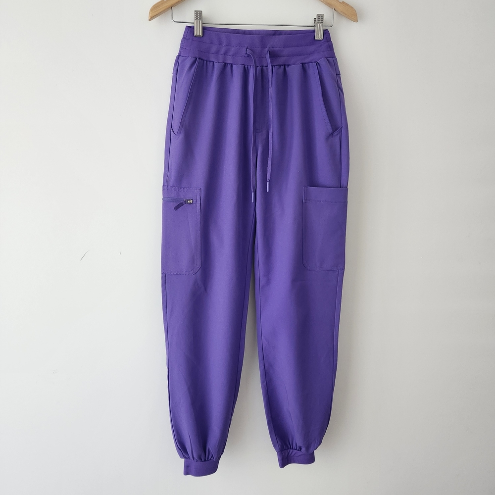 Scrubletics Purple Women's Scrubs Pants